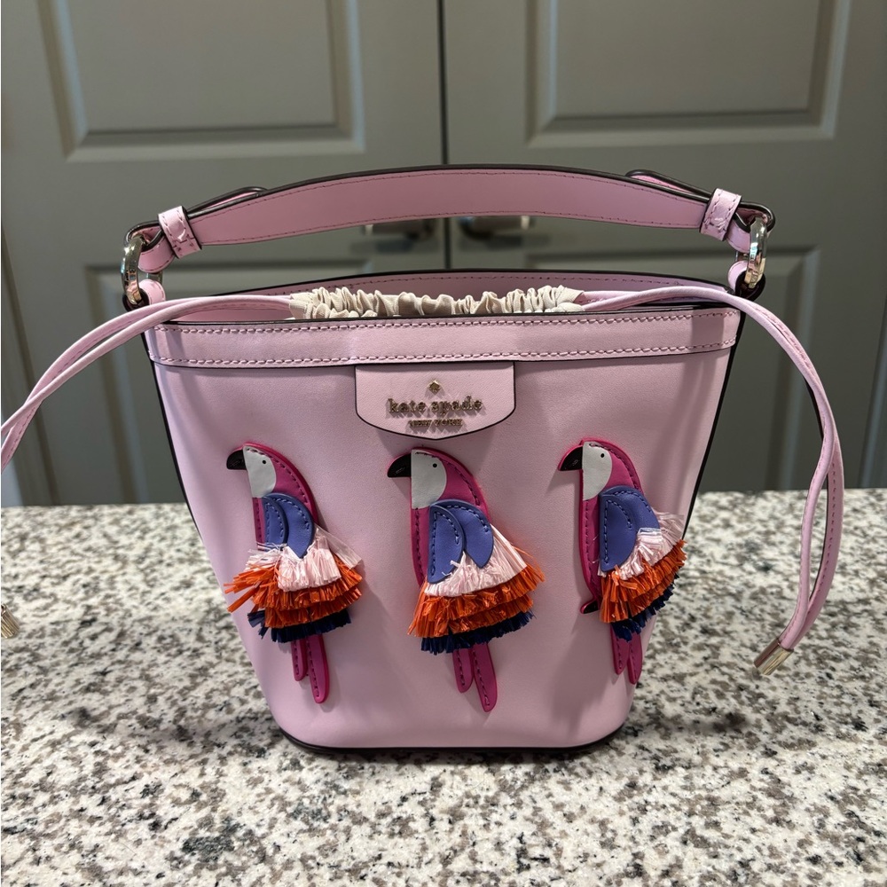 Kate Spade Parrot Bucket Bag